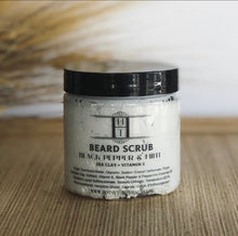 Load image into Gallery viewer, Black Pepper and Mint Beard Scrub - Hotsy Totsy Haus