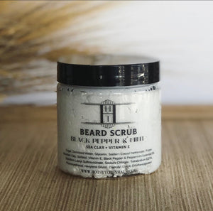 Black Pepper and Mint Beard Scrub - Hotsy Totsy Haus