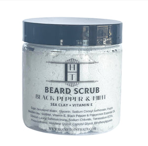 Black Pepper and Mint Beard Scrub - Hotsy Totsy Haus