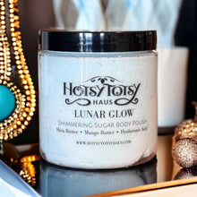 Load image into Gallery viewer, Lunar Glow Shimmering Sugar Body Polish with Hyaluronic Acid - Hotsy Totsy Haus