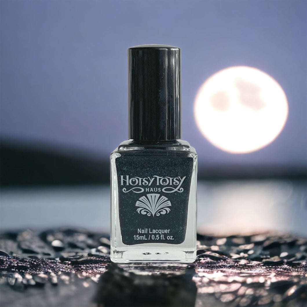 Midnight Glitter Nail Polish - Hotsy Totsy Haus