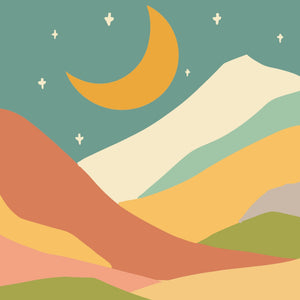 Sun + Moonlight Meditative Art Paint by Number Kit+ Easel - Hotsy Totsy Haus
