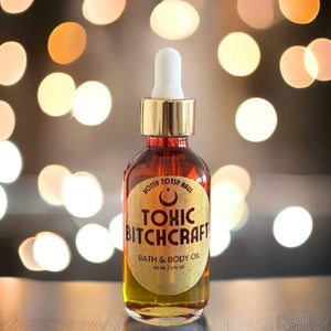 Toxic Bitch Craft Bath and Body Oil - Hotsy Totsy Haus