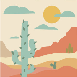 Zen Desert Meditative Art Paint by Number Kit + Easel - Hotsy Totsy Haus